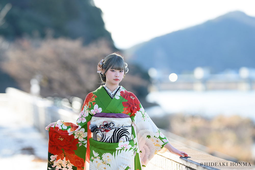 犬山城下を巡る 成人式 前撮りロケーション撮影