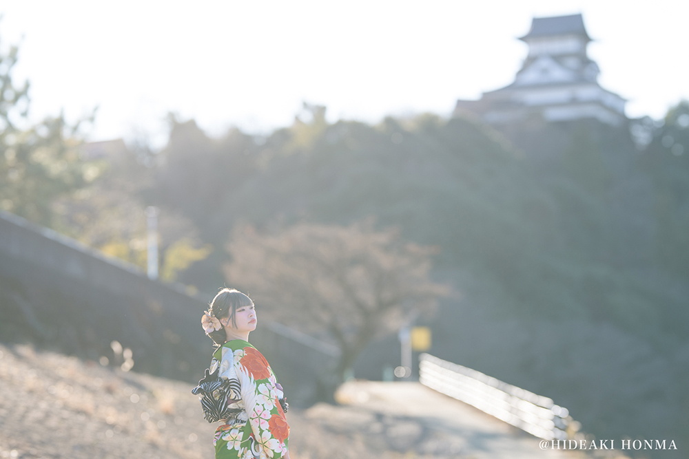 犬山城下を巡る 成人式 前撮りロケーション撮影