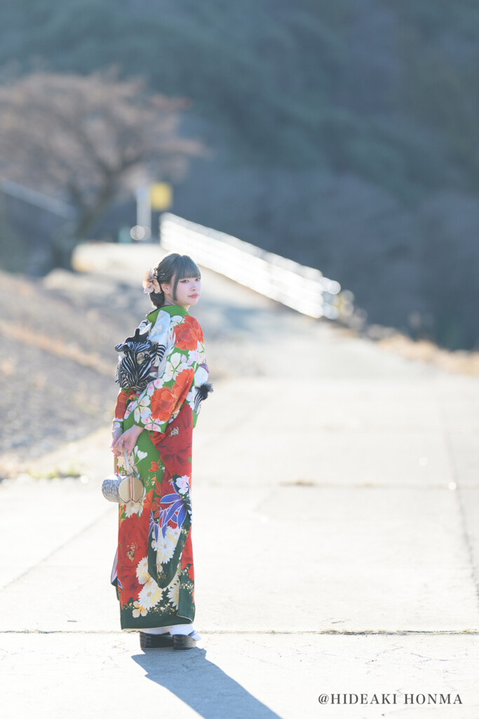 犬山城下を巡る 成人式 前撮りロケーション撮影