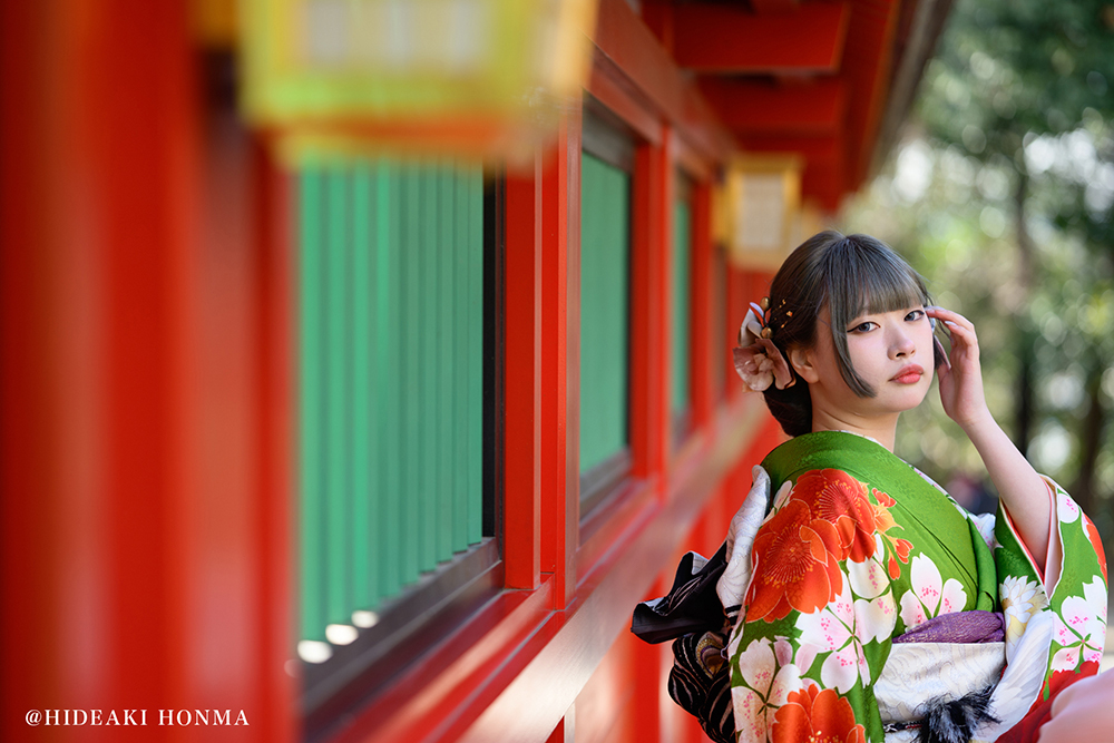 犬山城下を巡る 成人式 前撮りロケーション撮影