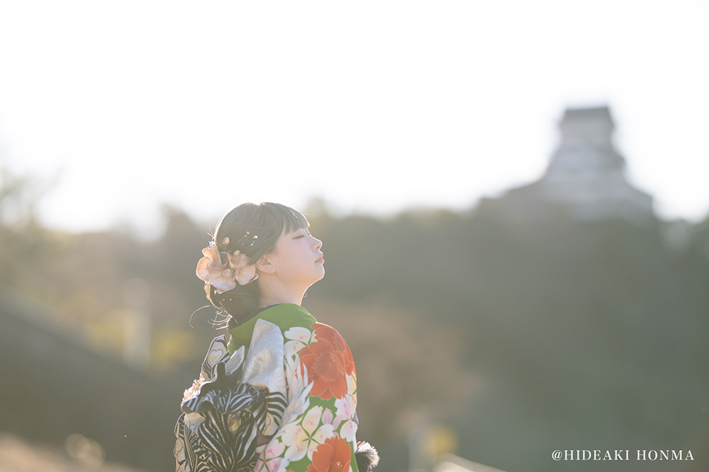犬山城下を巡る 成人式 前撮りロケーション撮影