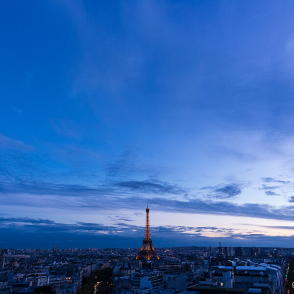 Blue Moment in Paris